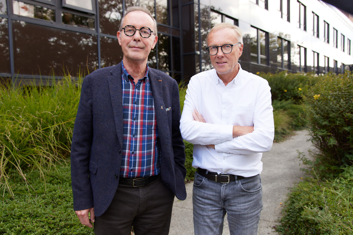 Didier Delmotte et Vincent Leman, délégués de l'antenne Lille Métropole du C.R.A. ©Lena Heleta