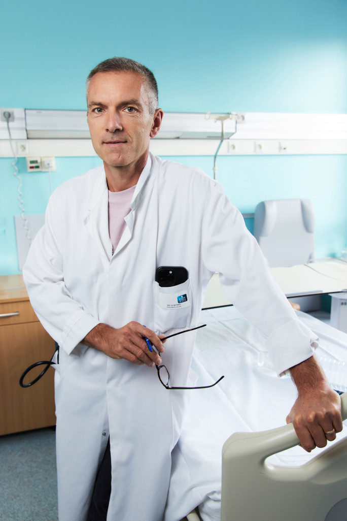 Le Dr Thibaut Gentina, pneumologue au sein du groupe Ramsay. ©Lena Heleta