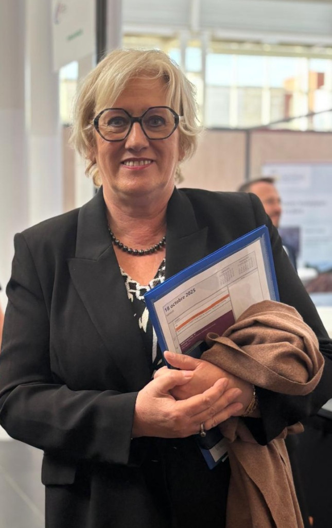 Nadège Lefebvre, présidente du Département de l'Oise, présente au congrès des maires de l'Oise.