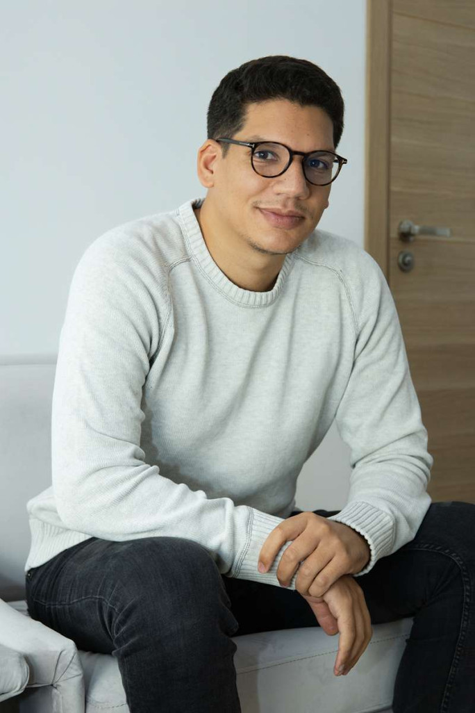 Mohamed El Mazzouji, l'un des co-fondateurs de Beliive. © Marie-Line Waroude 