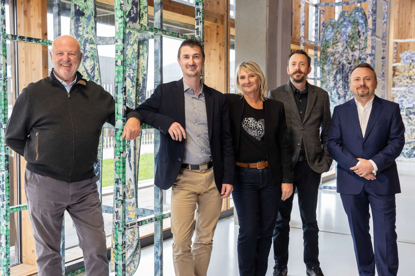 Une partie de l'équipe de l'associaton Les Investisseurs du territoires. © Éloïse Le Névanic