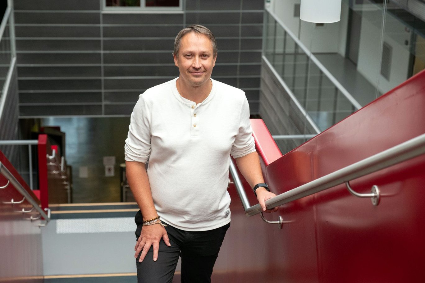 Frédéric Sauvage, directeur de recherche CNRS, au cœur du pôle scientifique de l'Université de Picardie. © Cyrille Struy