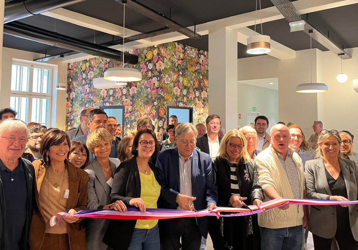 © Maison des soignants. Journée d'inauguration en présence du maire de Metz et des initiateurs de ce projet.