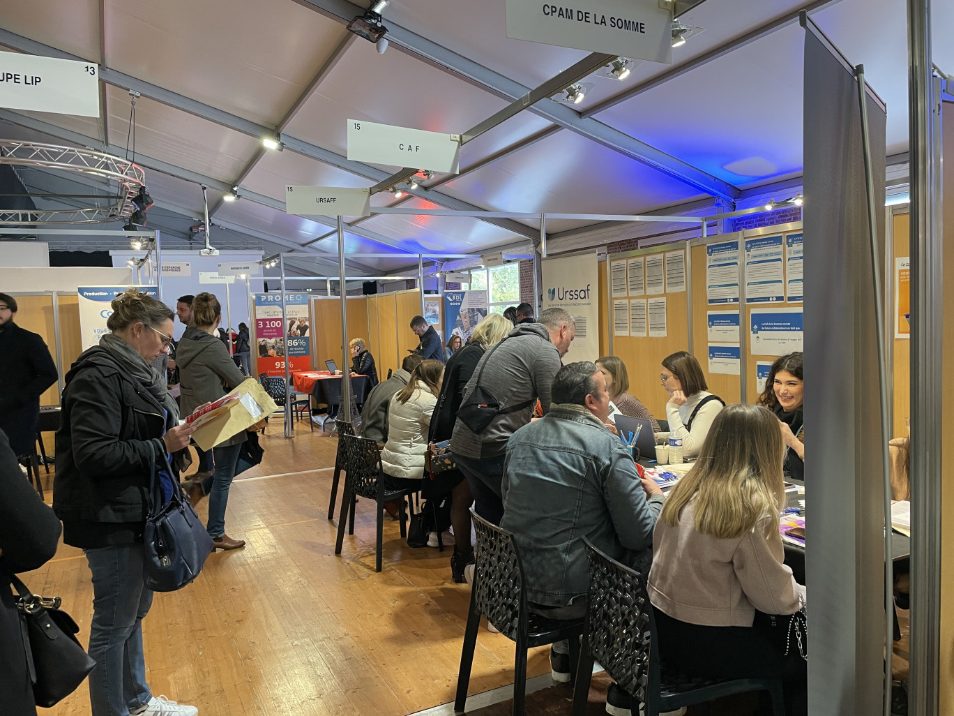 Le salon avait eu lieu l'an passé au stade de la Licorne d'Amiens.