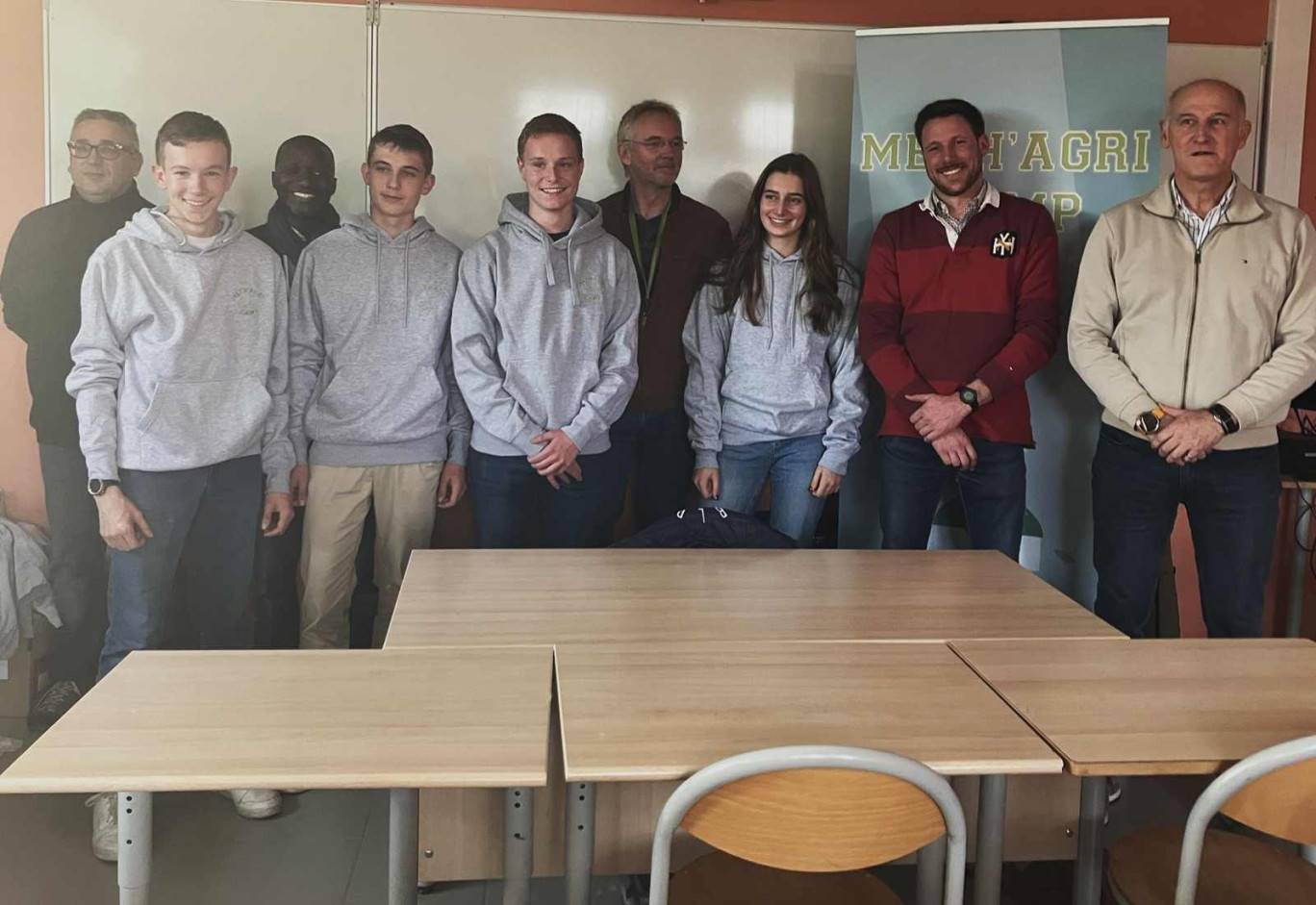 Les élèves gagnants du lycée agricole de Thiérache. (c) GRDF