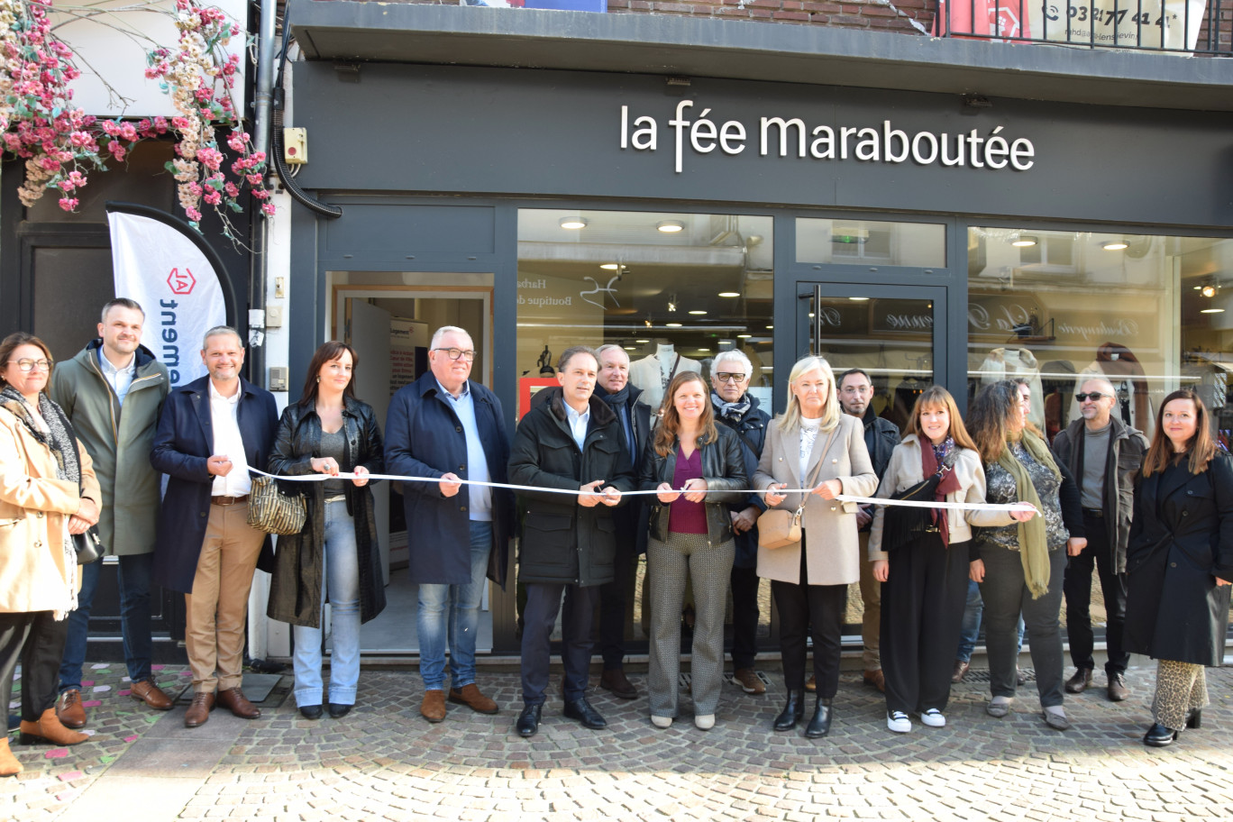 L’inauguration s’est déroulée en présence notamment de Sylvain Robert, maire de Lens, et de Fabienne Viseur, directrice territoriale Artois chez Action Logement.