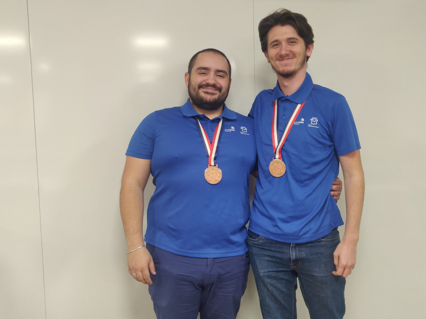 Alex De Magalhaes et Jérémy Petit ont décroché la médaille de bronze. © Aletheia Press / DLP