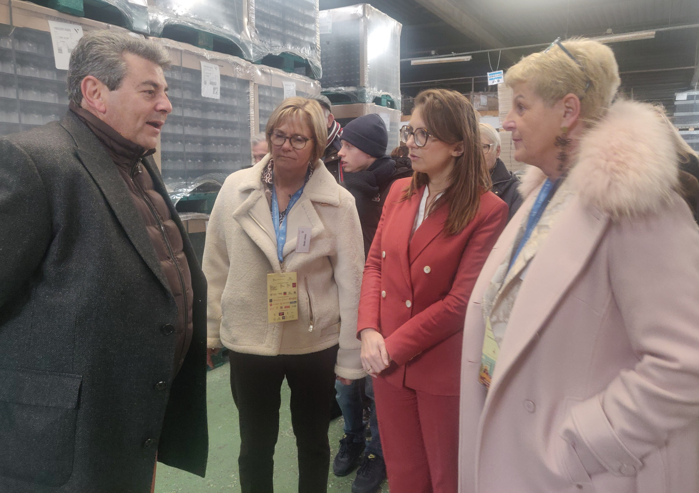 Marcolino Vaz Pontifice, Sophie Roquet, Aurore Bergé et Florence Vaz Pontifice. © Aletheia Press / DLP