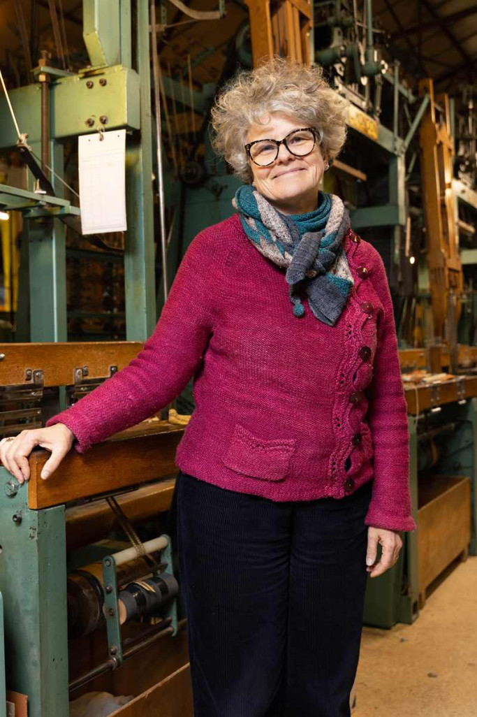 Élisa Declercq dirige les ateliers Declercq Passementiers dans l’Aisne où travaillent 20 personnes. L’entreprise est aussi présente à Paris. (c) Marie-Line Waroude