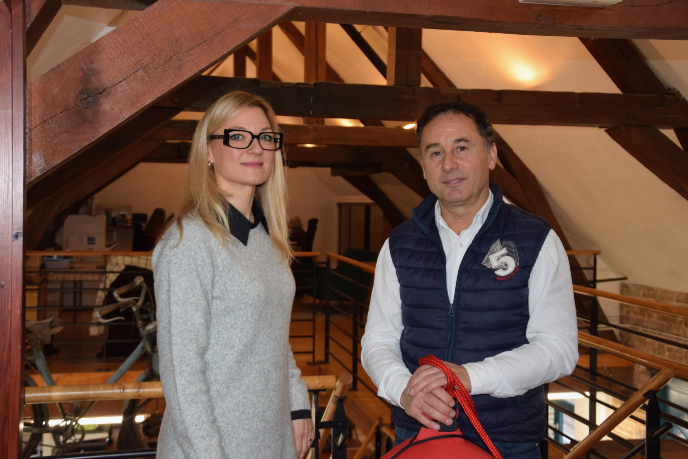 Julie Deliege, directrice générale, et Jean-Luc Vanoise, fondateur et président de Fendertex. 