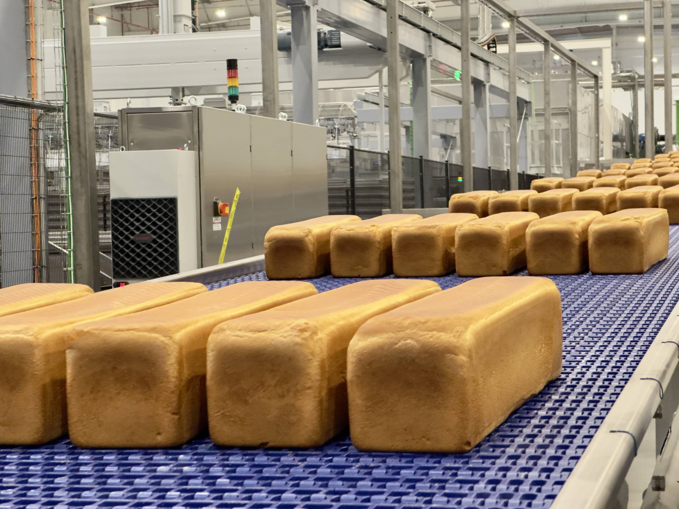 L'usine Vicky Foods est déjà en activité et compte une centaine de salariés produisant du pain de mie (photo) et des pains à burgers. © Aletheia Press / A.Morel