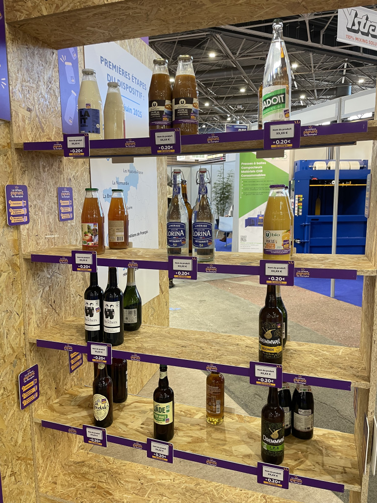 © Olivier RAZEMON pour DSI Sur le stand de Citeo, au salon Prod&Pack.