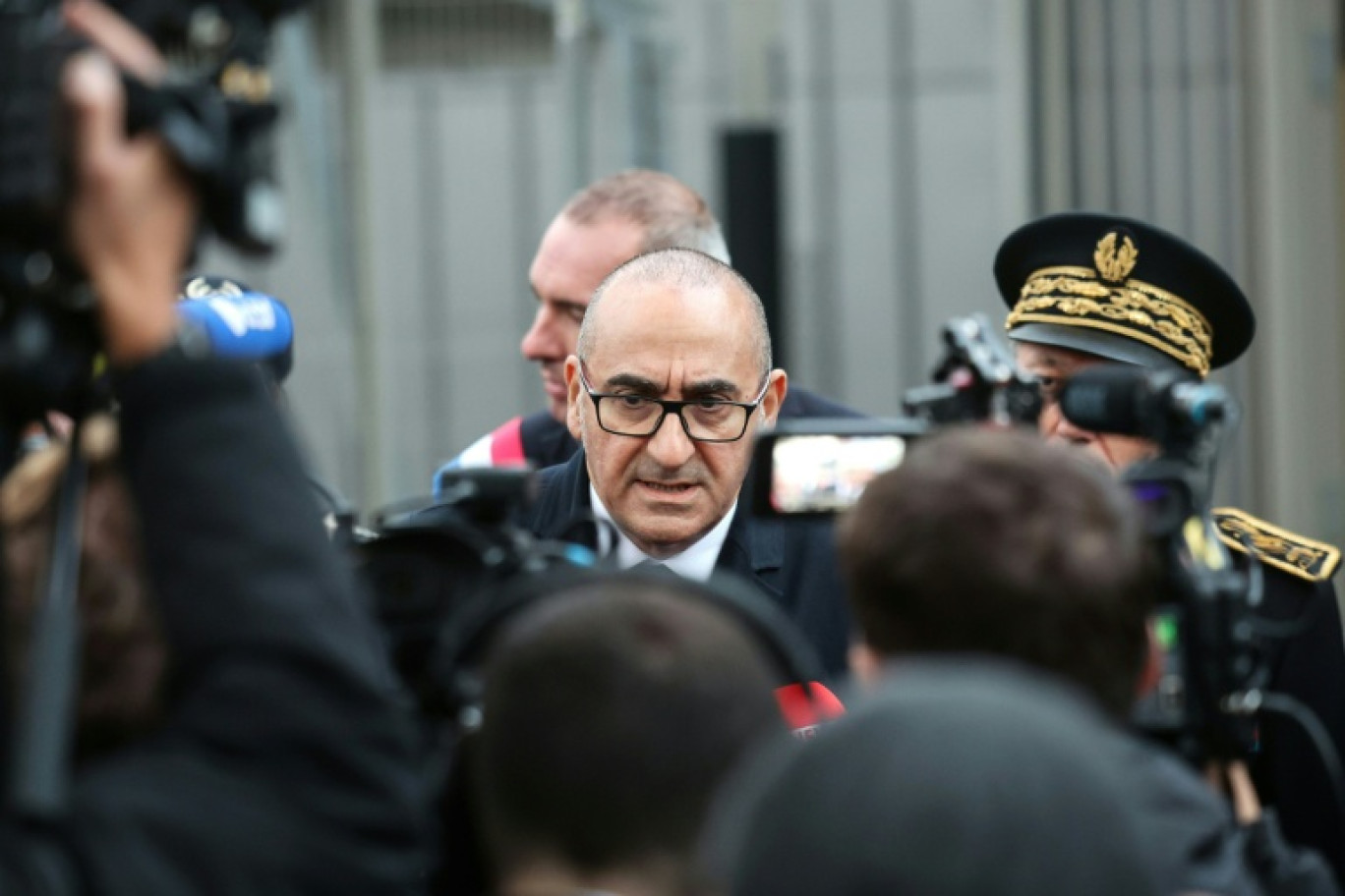 Le ministre de l'Intérieur, Laurent Nunez, à Aulnoye-Aymeries dans le nord de la France, le 3 novembre 2025 © Francois LO PRESTI