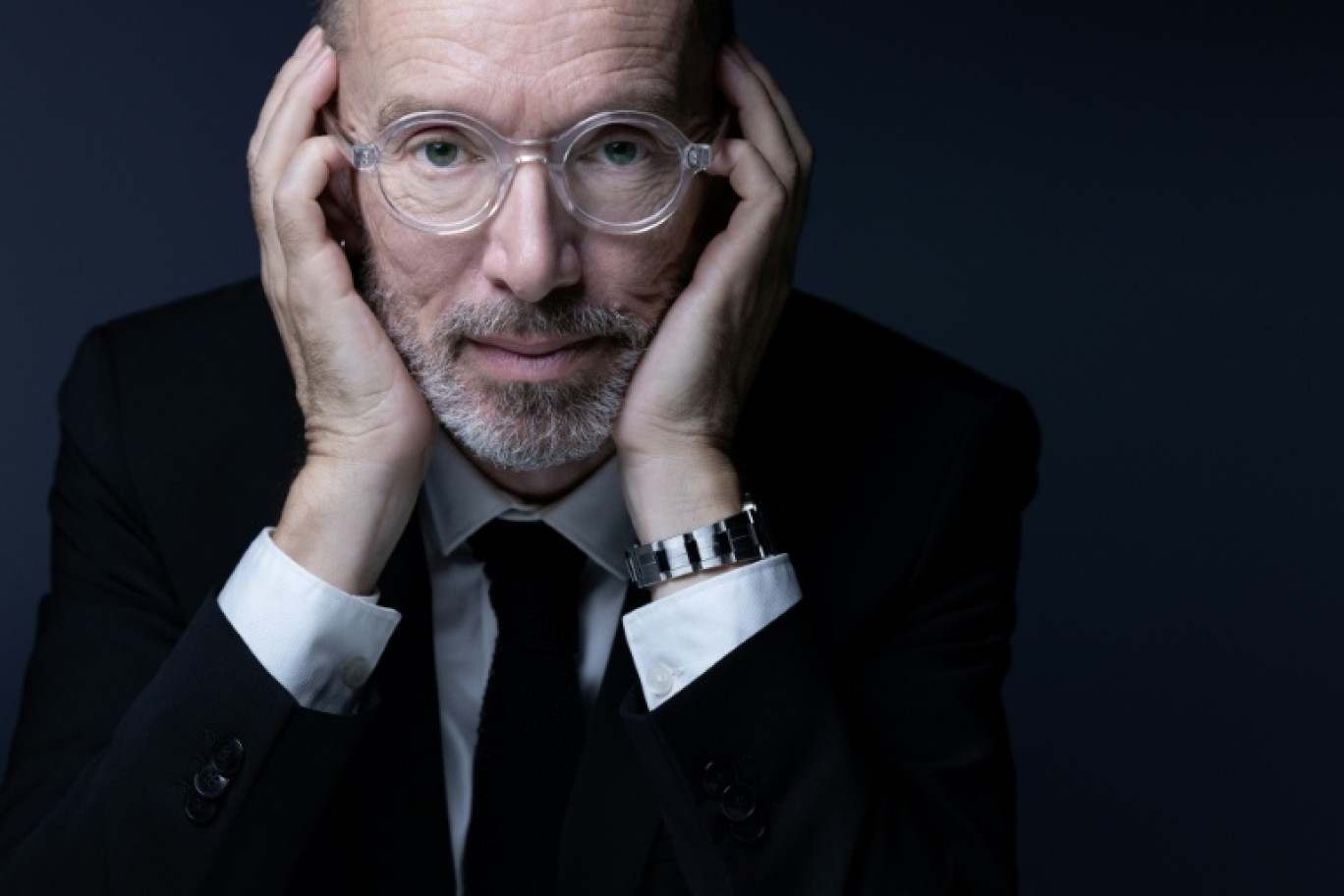 Le président de l'Académie Goncourt Philippe Claudel lors de l'attribution du prix, le 4 novembre 2025 à Paris © Bertrand GUAY