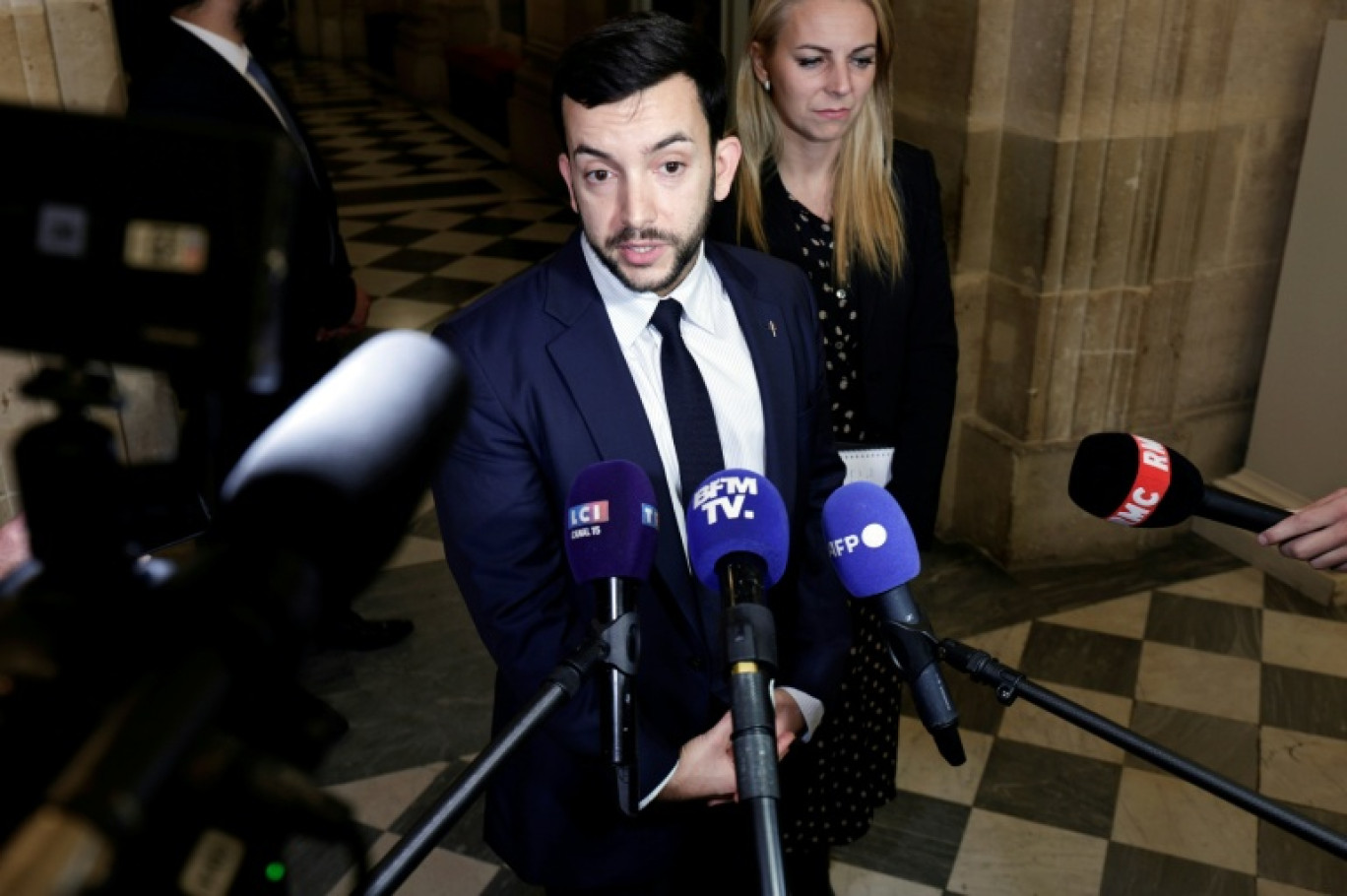 Le député RN Jean-Philippe Tanguy à l'Assemblée nationale, le 8 novembre 2025 © STEPHANE DE SAKUTIN