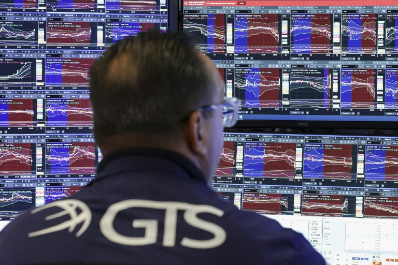 Un opérateur à la Bourse de New York, le 30 octobre 2025 © ANGELA WEISS