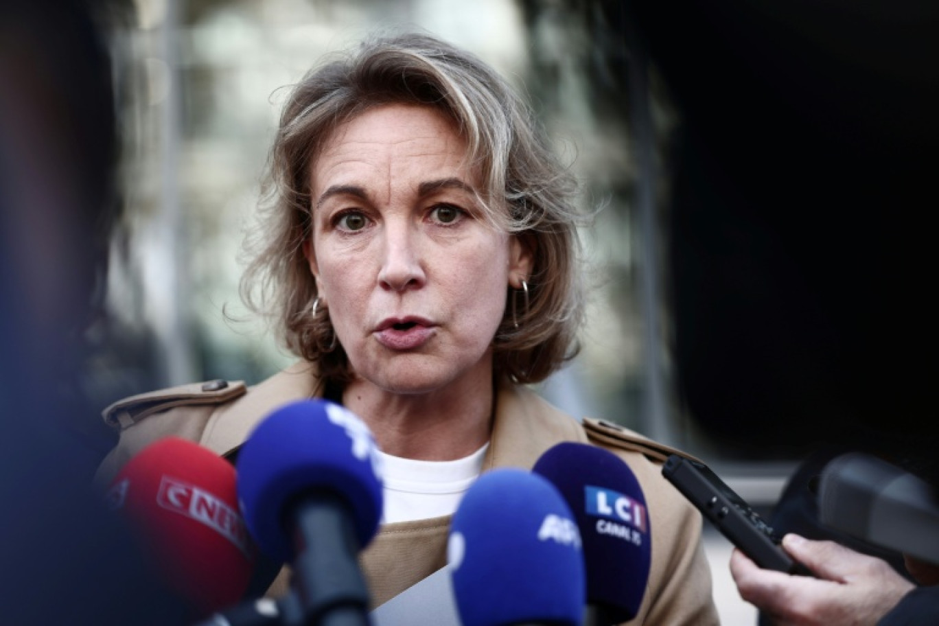 La secrétaire générale de la CFDT Marylise Léon a demandé mardi aux députés de "donner un premier coup d'arrêt" à la réforme des retraites en votant sa suspension mercredi à l'Assemblée nationale. © Thibaud MORITZ