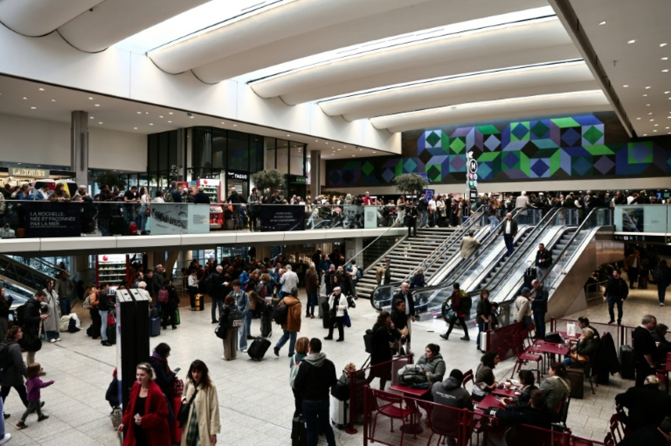 La gare Montparnasse, à Paris, le 14 novembre 2025 © Thibaud MORITZ