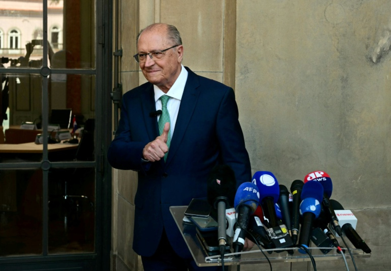 Le vice-président brésilien Geraldo Alckmin, à Rio de Janeiro, le 16 septembre 2025. © Pablo PORCIUNCULA