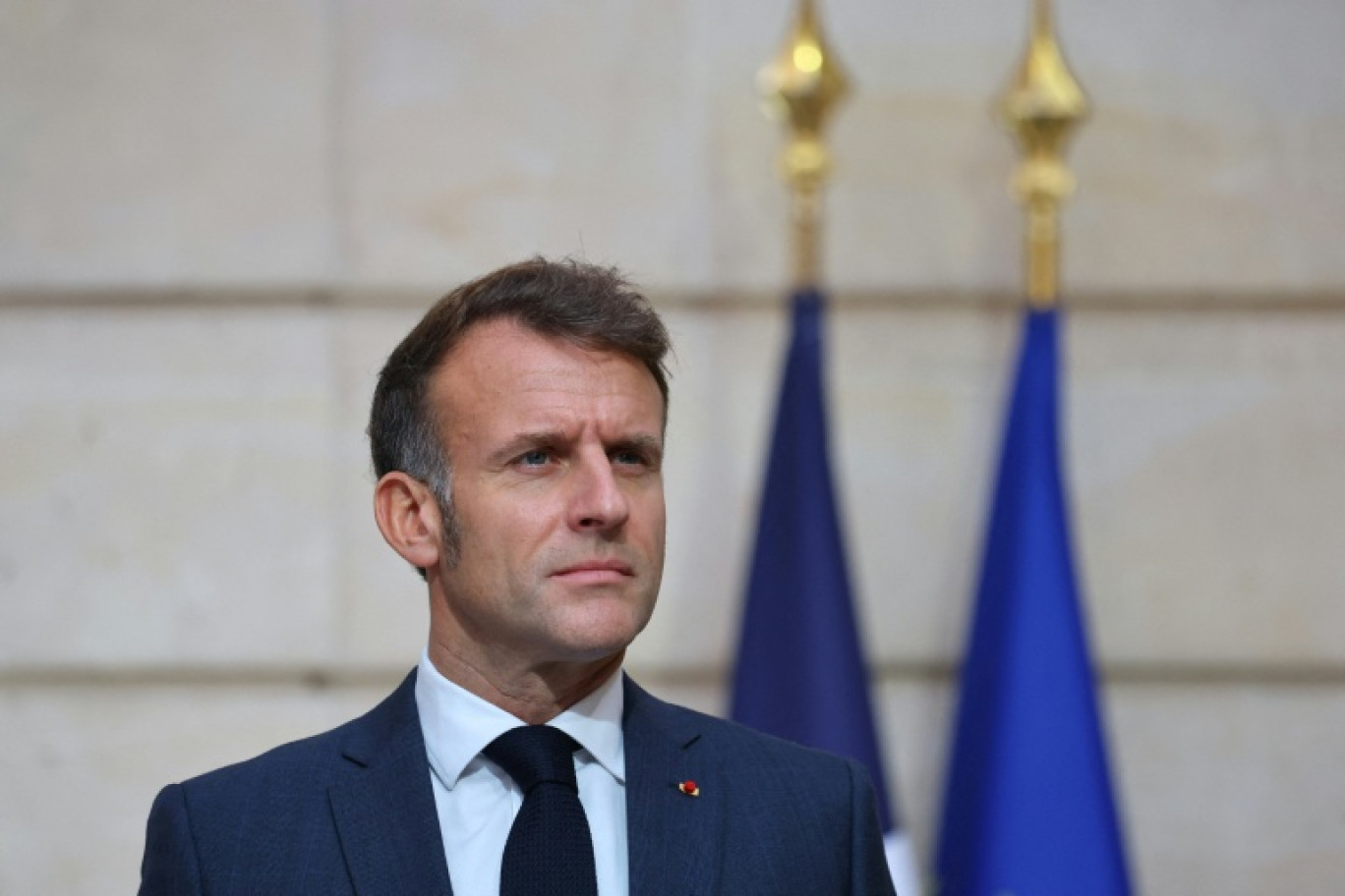 Le président Emmanuel Macron à l'Elysée, le 17 novembre 2025 à Paris © Sarah Meyssonnier