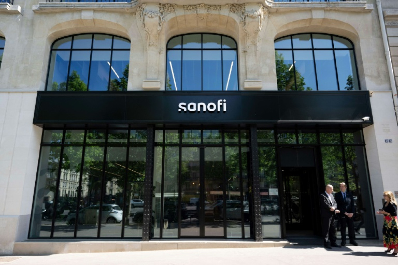 Le siège social parisien du géant pharmaceutique Sanofi. © ALAIN JOCARD
