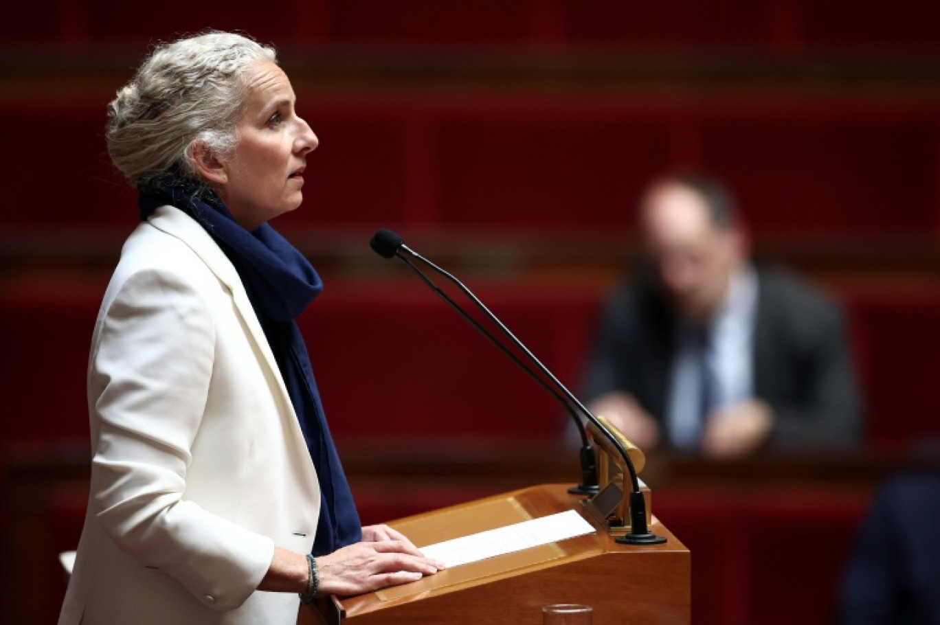 Delphine Batho lors d'un débat à l'Assemblée nationale, le 8 juillet 2025 © Guillaume BAPTISTE