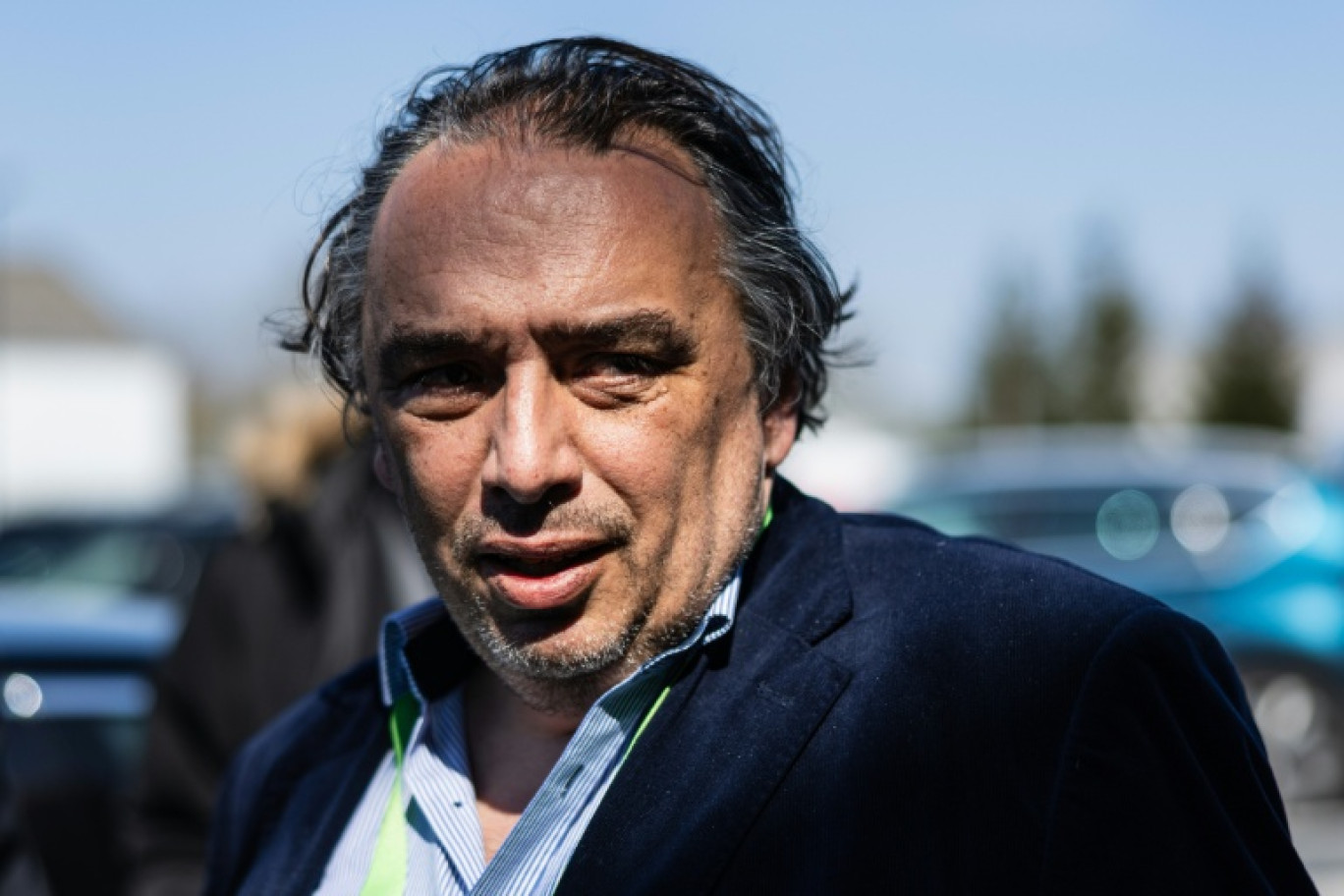 Le maire de Roubaix, Guillaume Delbar, le 3 avril 2025 à Roubaix, dans le Nord © Sameer Al-DOUMY