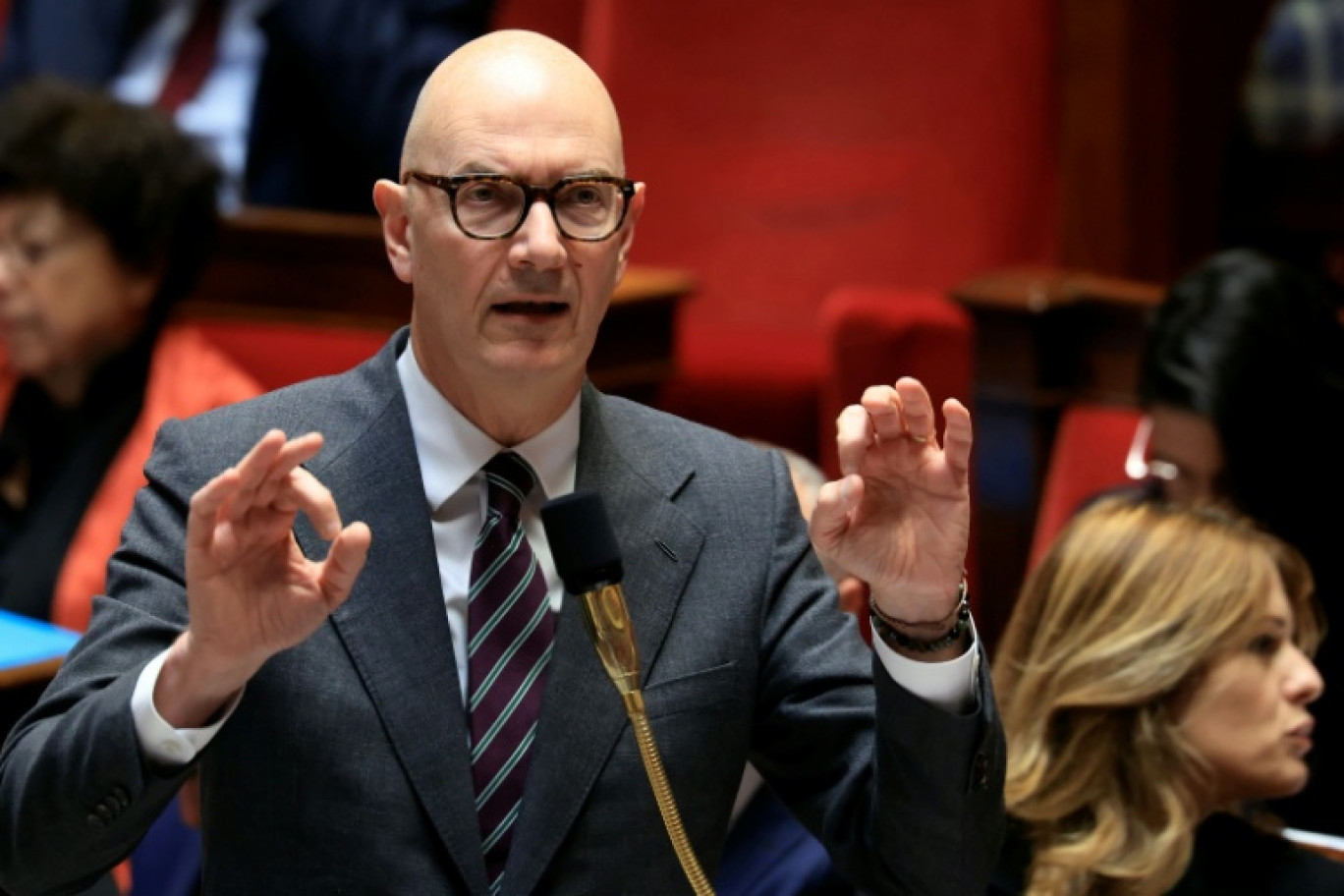 Le miniostre de l'Economie Roland Lescure à l'Assemblée nationale, le 26 novembre 2025 à Paris © Alain JOCARD