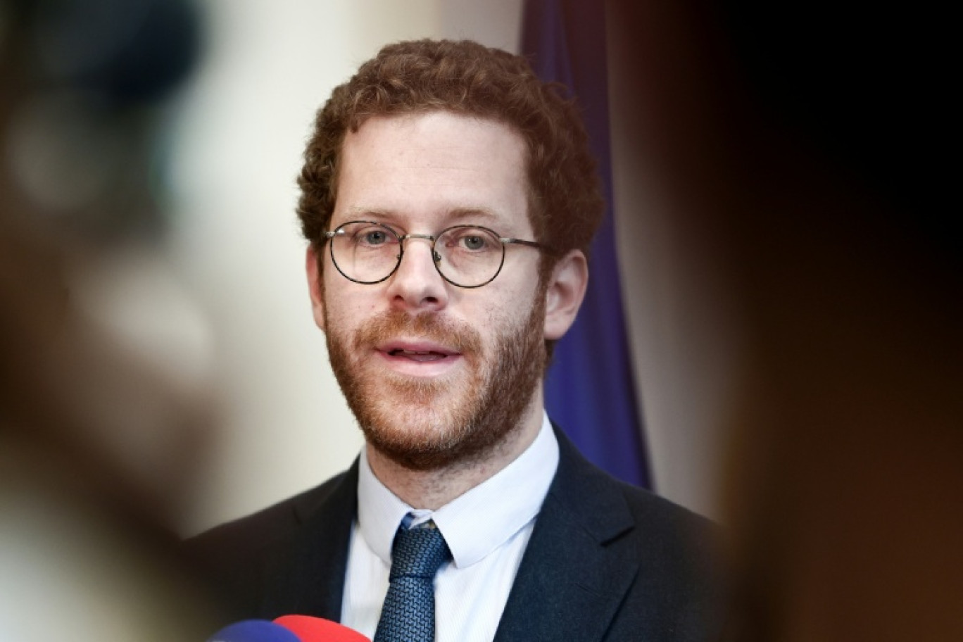 Le ministre délégué de la Fonction publique, David Amiel, le 4 novembre 2025 à Paris. © Thibaud MORITZ
