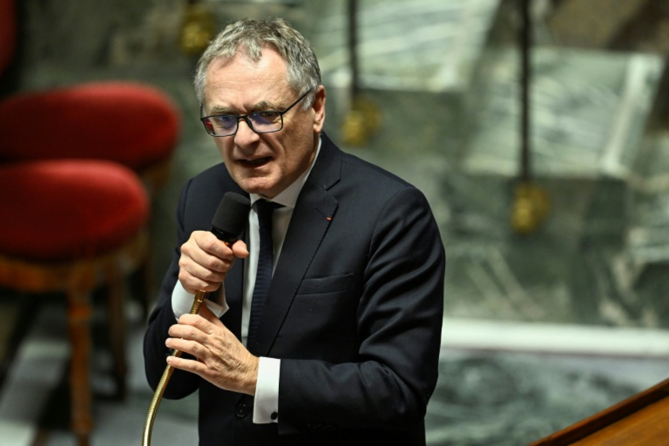 Le rapporteur général du Budget de l’État Philippe Juvin, à l'Assemblée nationale à Paris, le 19 novembre 2025 © JULIEN DE ROSA