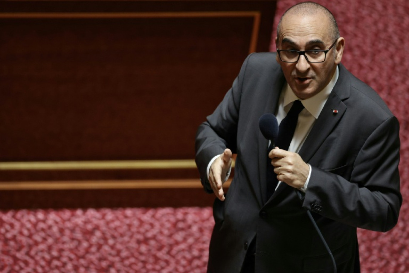 Le ministre de l'Intérieur Laurent Nuñez à l'Assemblée nationale, le 26 novembre 2025 à Paris © GEOFFROY VAN DER HASSELT