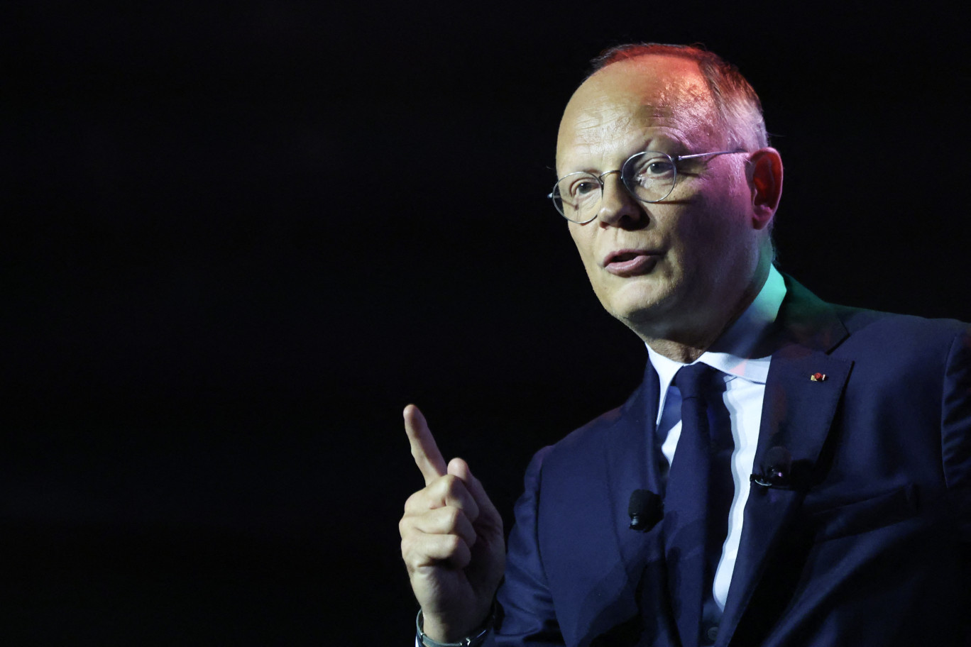 Le président d'Horizons Édouard Philippe dénonce un "délire fiscal". © AFP