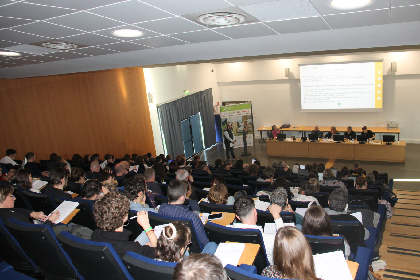 © Emmanuel Varrier. Le Programme Air Climat Sol Energie dans l’agriculture se poursuit dans la région. Une journée de restitution vient d’être organisée, le 21 novembre, à Tomblaine par la Chambre d’agriculture Grand Est. 