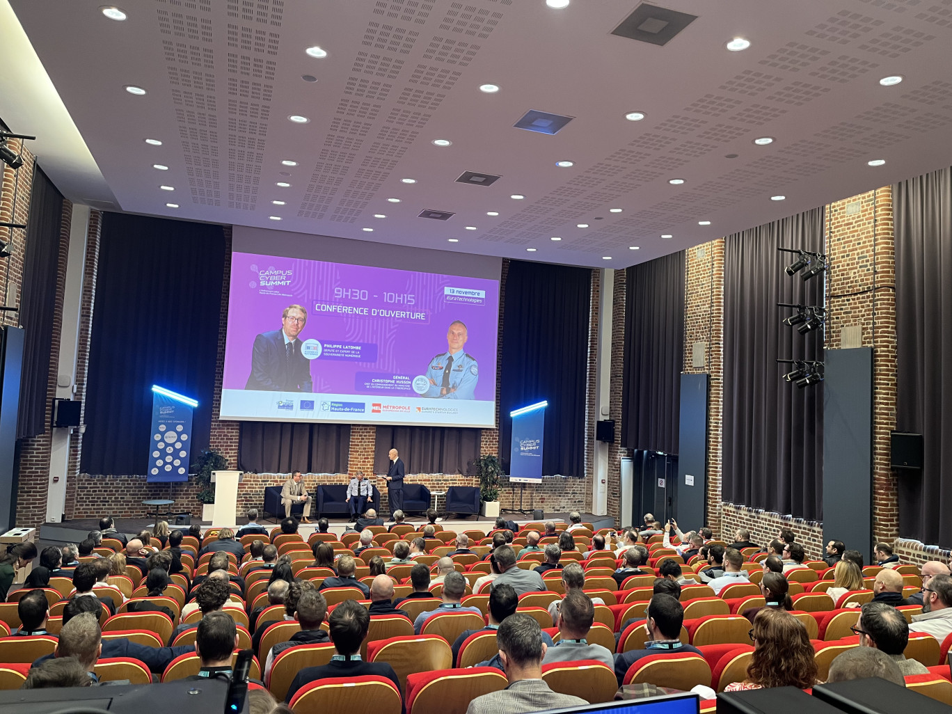 Le Campus Cyber a présenté plusieurs conférences sur les deux jours. 