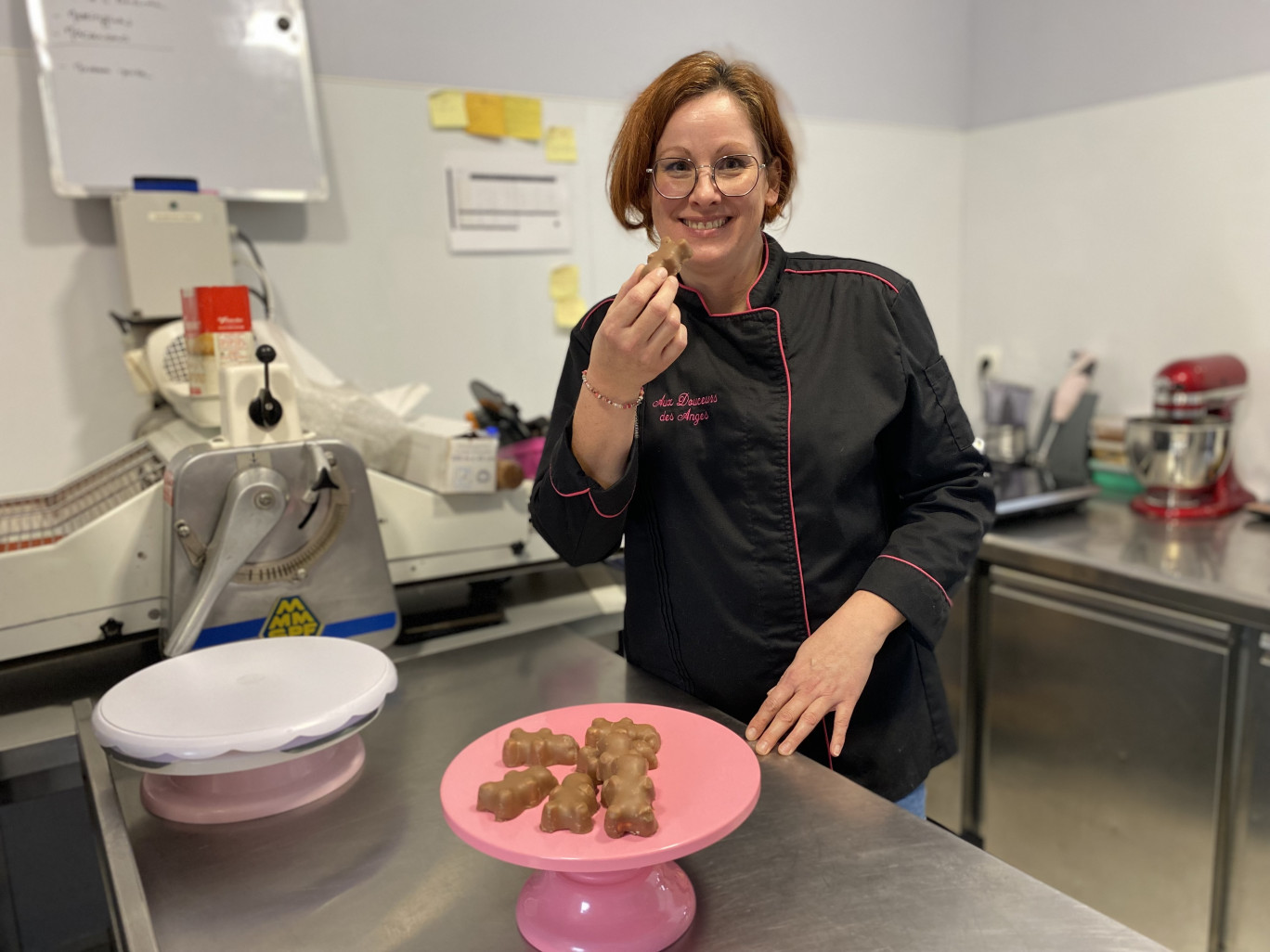 Stéphanie Croisé a aménagé un laboratoire de 16 m2 très fonctionnel.