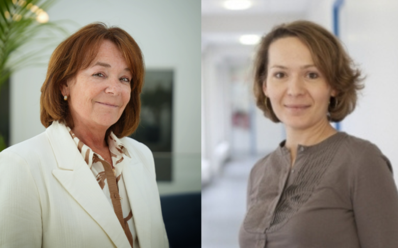 Isabelle Dalle (à gauche), la nouvelle directrice de la communication de l'EM Normandie et Isabelle Malevaut (à droite), directrice des accréditations de l'École de commerce et de management  © EM Normandie 