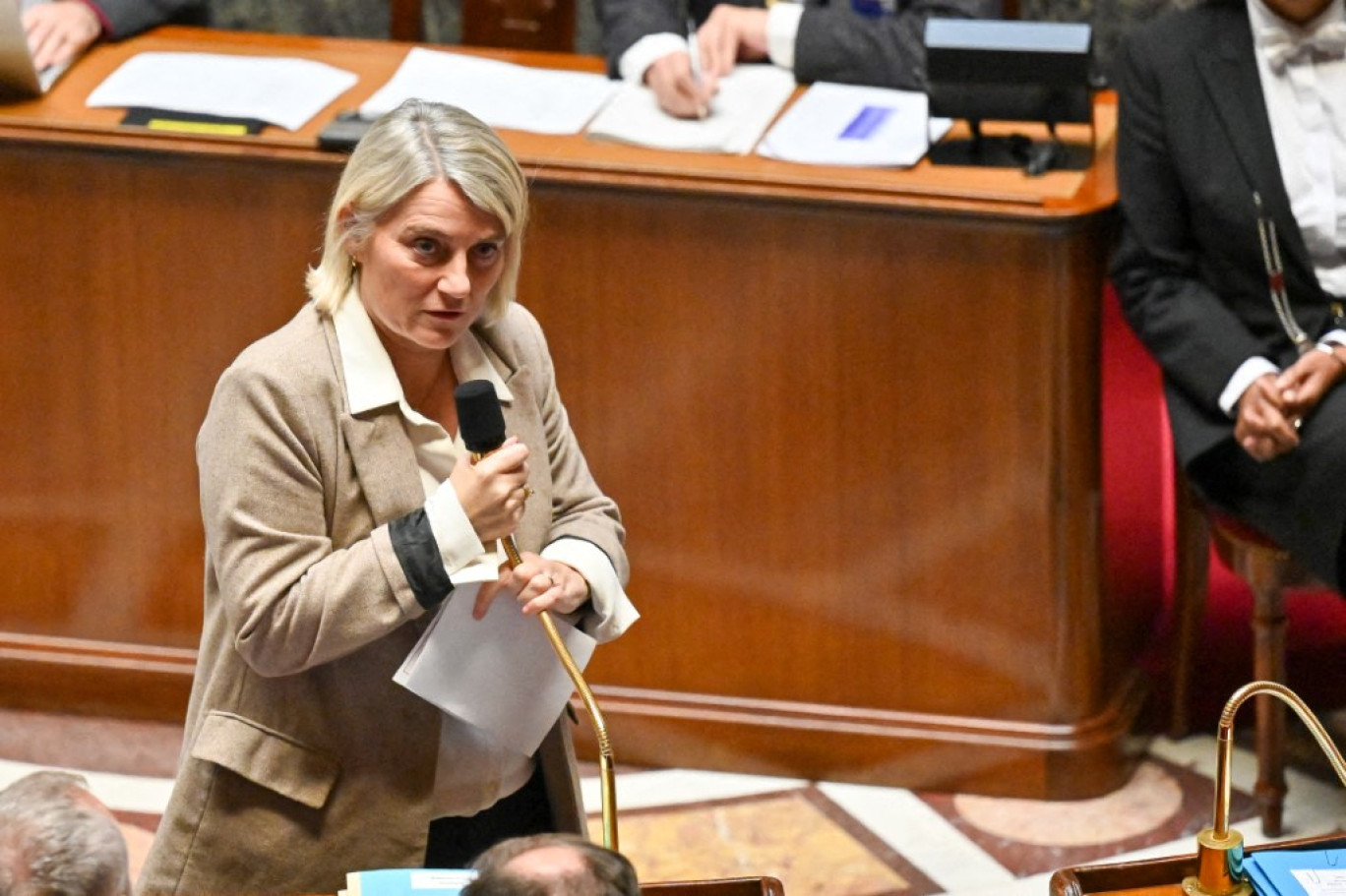 La ministre de la Santé, Stéphanie Rist, le 5 novembre 2025 à l'Assemblée nationale. © Hans Lucas