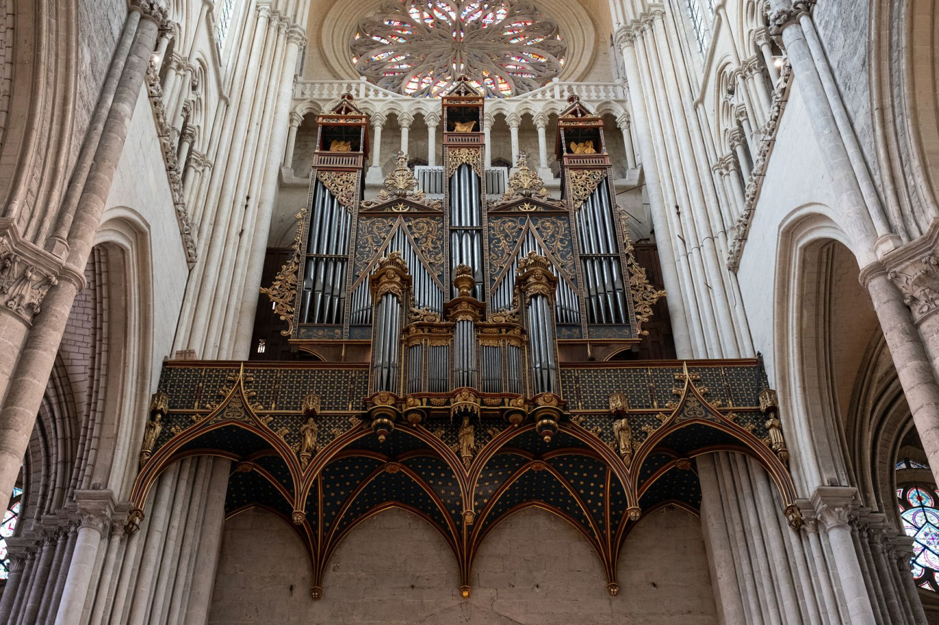 Le grand orgue dévoilé après cinq années de restauration. © Cyrille Struy