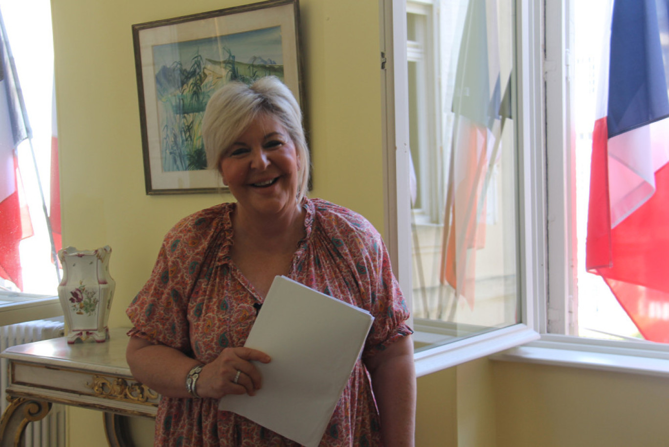 Françoise Souliman, ancienne préfète de Meurthe-et-Moselle et deuxième figure de la liste d'Éric Ciotti. © Emmanuel Varrier