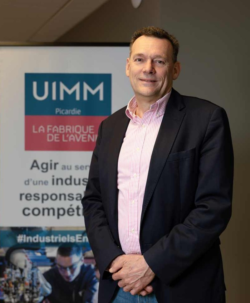 Thierry Baschet, président de l'UIMM. © Marie-Line Waroude 