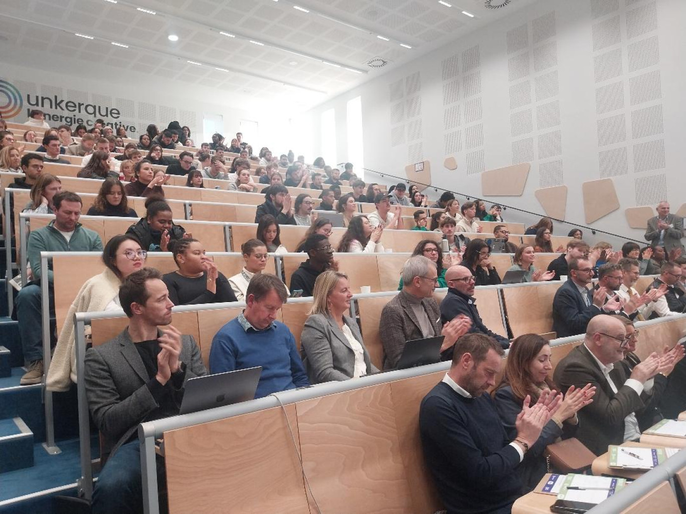 L'amphithéâtre d'Ecosystème D a accueilli la grande finale de l'Hackathon le 21 novembre dernier.