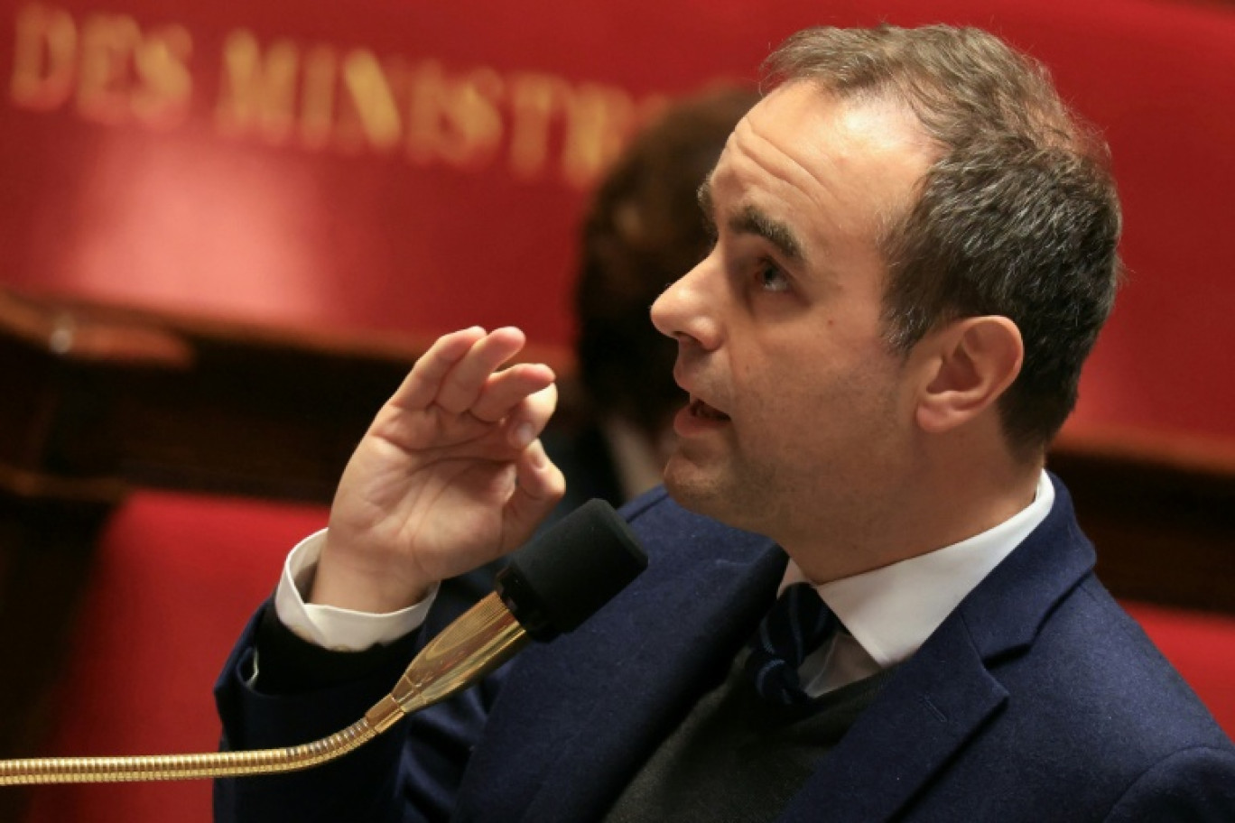 Le Premier ministre Sébastien Lecornu au 107e congrès de l'Association des maires de France (AMF), à Paris, le 20 novembre 2025. © Bertrand GUAY