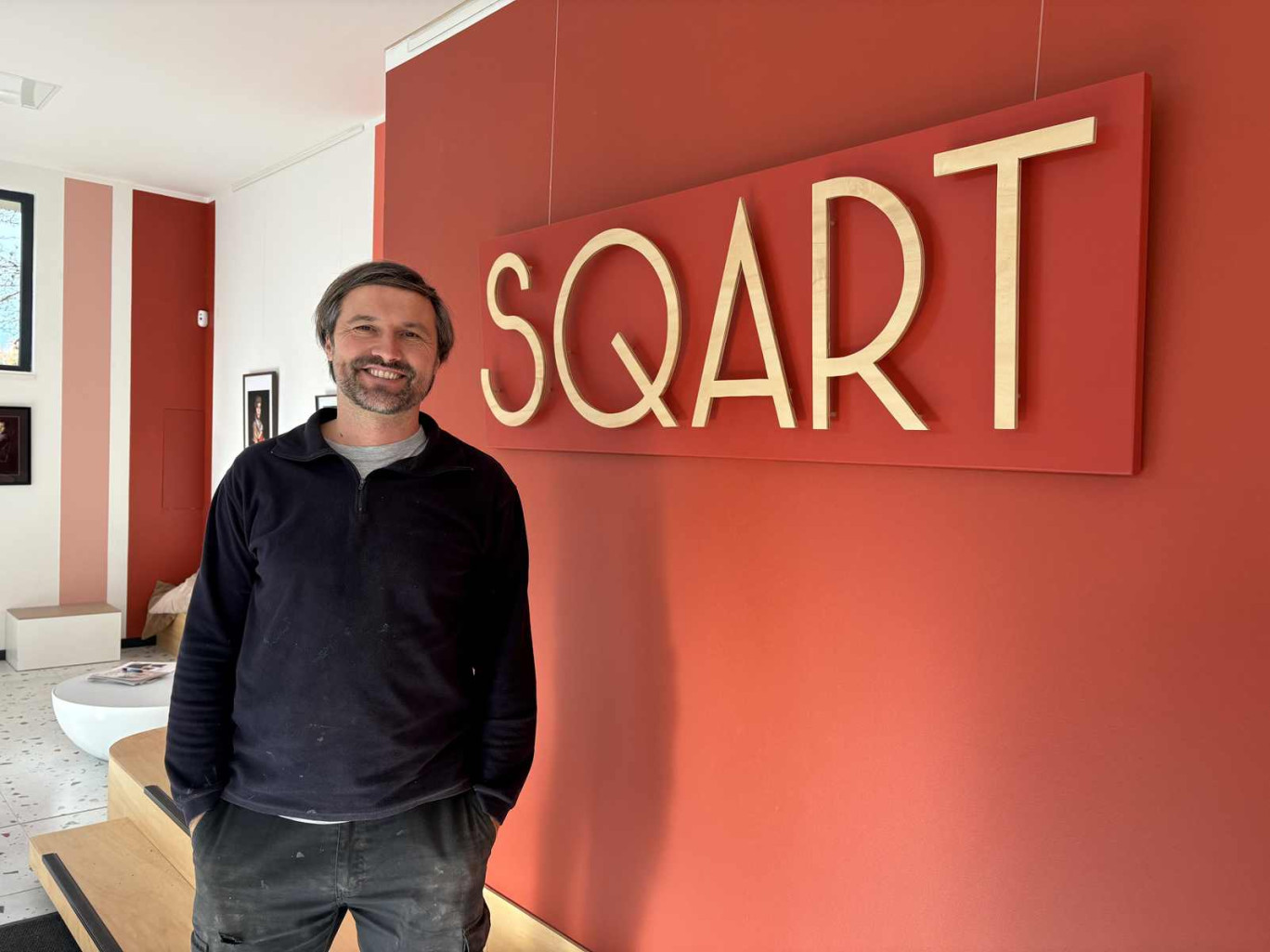 Le collectif d'artisans SQART de Jean-Michel Moreau organise son marché de Noël.