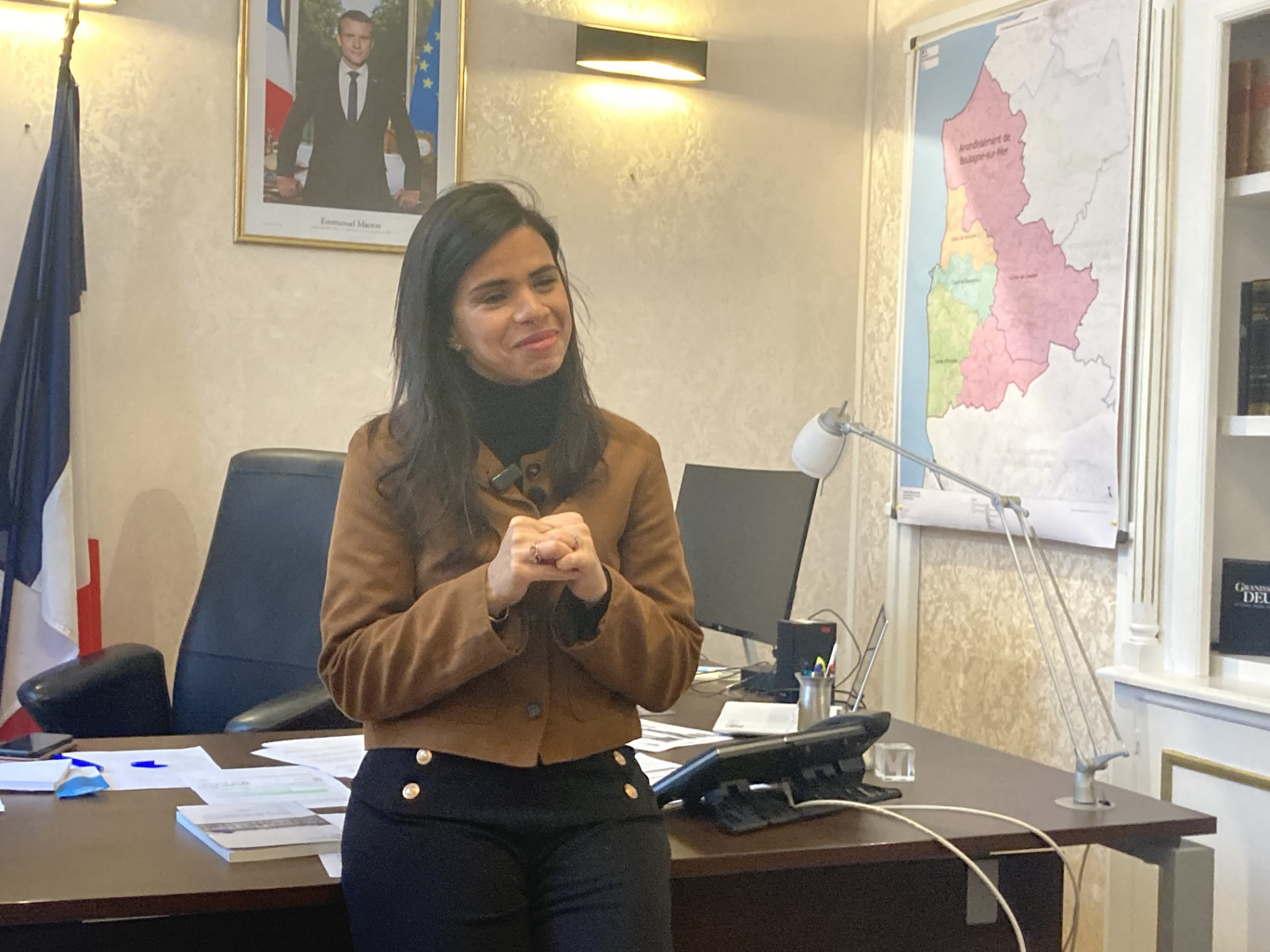 Jehane Bensedira, nommée sous-préfète de Boulogne-sur-Mer, a pris ses fonction lundi 1er décembre dernier. © Aletheia Press / Morgan Railane 