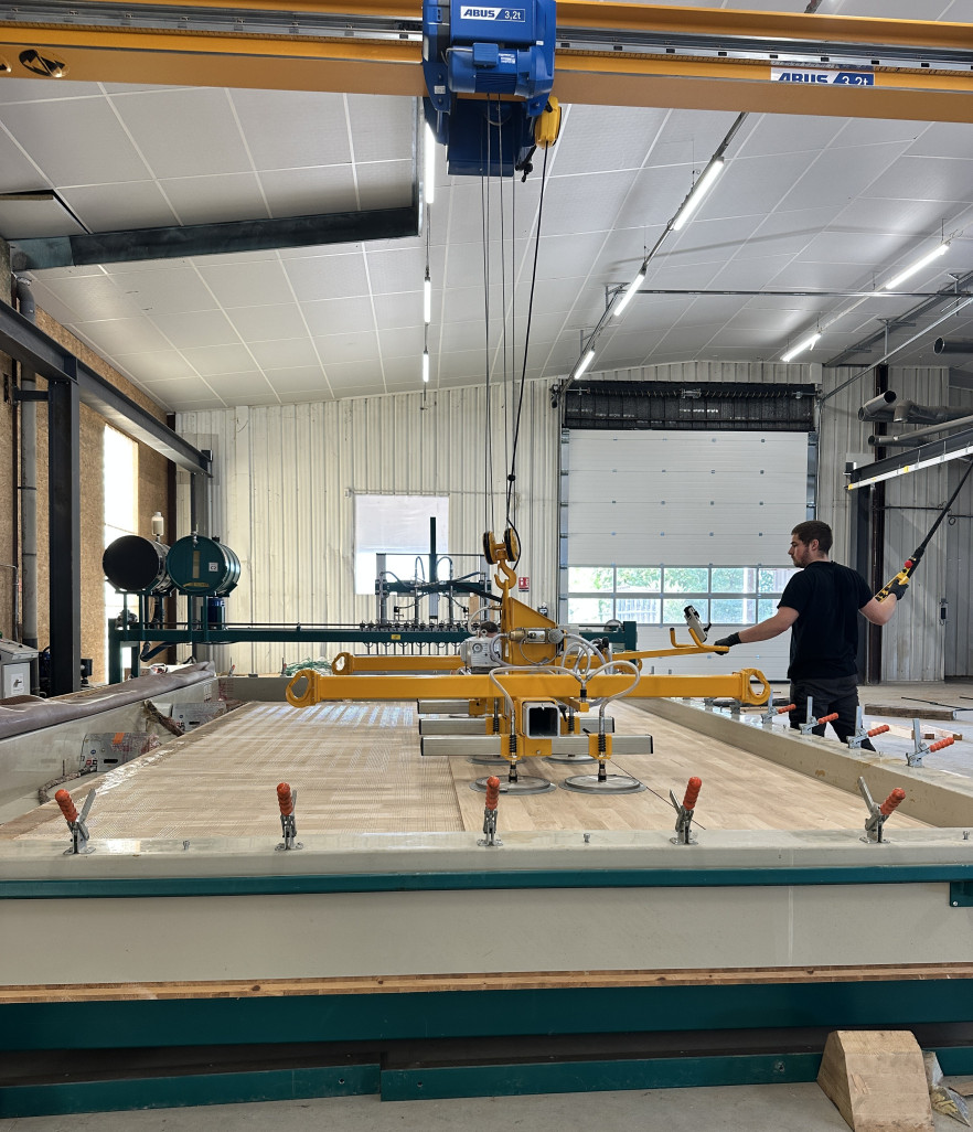 La solution Batichêne a représenté la Saône-et-Loire à l’occasion de la Grande Exposition du Fabriqué en France qui s’est tenue à l’Élysée en novembre dernier. (©Groupe Ducerf)