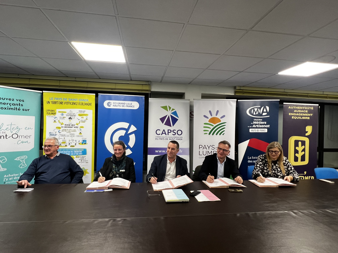 La phase 4 du programme Cap Développement a été signée par ses acteurs le 20 novembre. Elle prévoit sa poursuite jusqu'en 2026, pour un montant annuel de 165 000 euros. © Capso