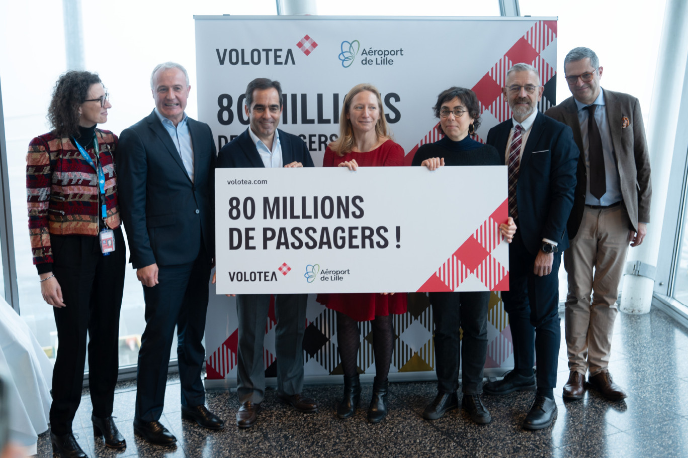 Volotea a fêter l'annonce de son 80 millionième passager. ©Volotea