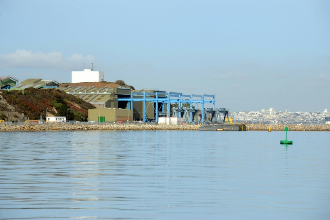 La base militaire française de l'Ile longue, le 23 novembre 2011 à Brest © FRED TANNEAU