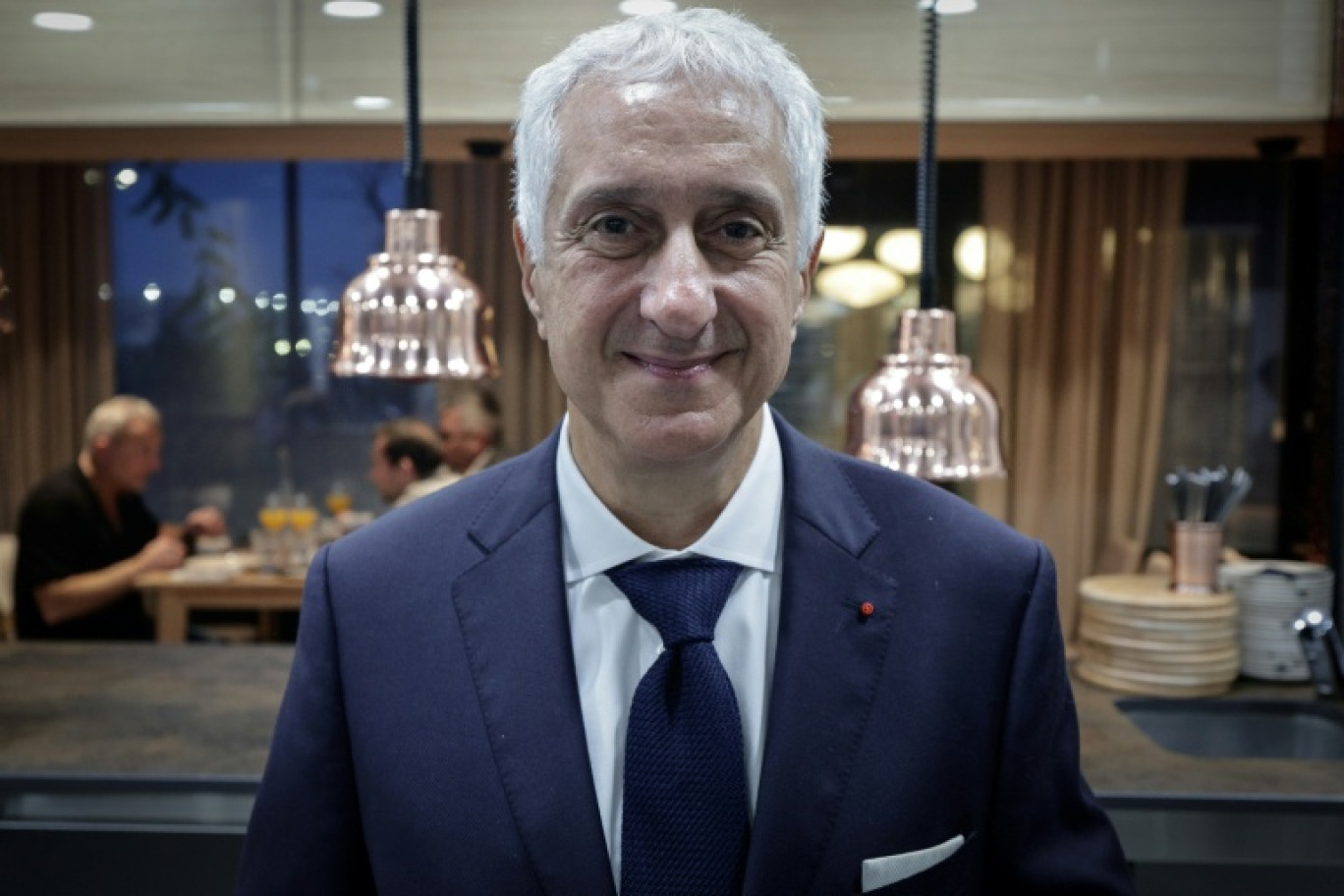 Stéphane Layani PDG du Marché international de Rungis, à Rungis dans le Val-de-Marne au sud de Paris, le 10 décembre 2025. © STEPHANE DE SAKUTIN