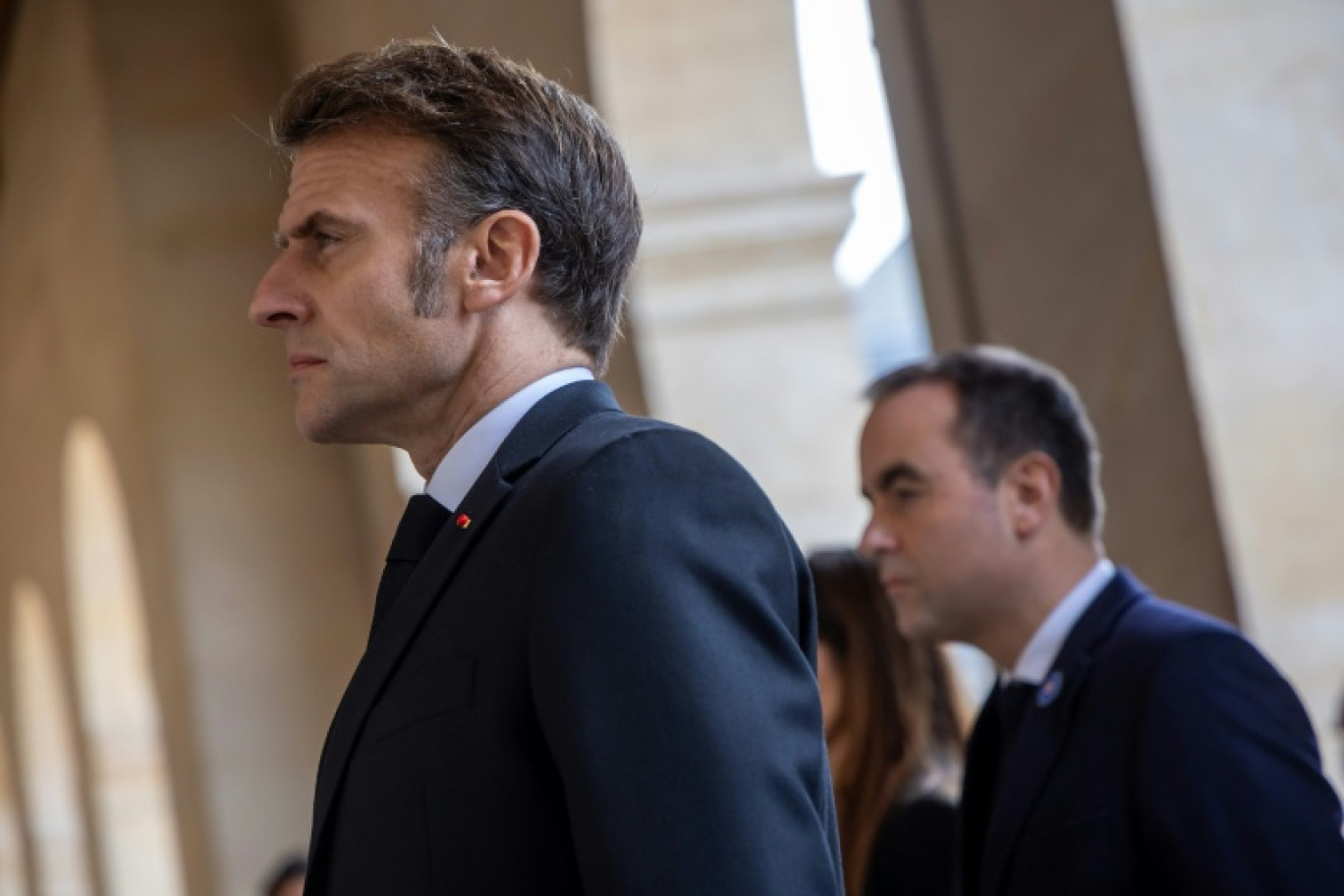 Emmanuel Macron et Sébastien Lecornu à Paris le 11 novembre 2025 © Christophe PETIT TESSON